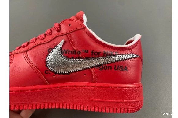 Force Air 1  Nike AO4297-600 Off-White Red   Low 0709